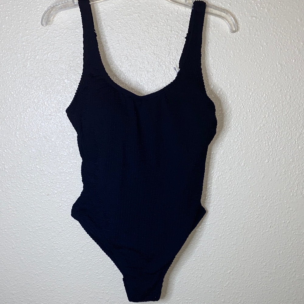 Elegant Black Women's One Piece Swimsuit